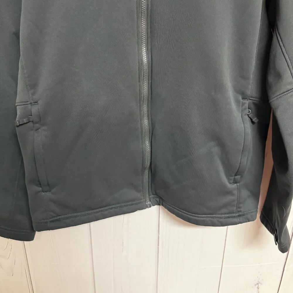 The North‎ Face Men’s Full Zip Fleece Jacket M Gray Soft Warm EUC